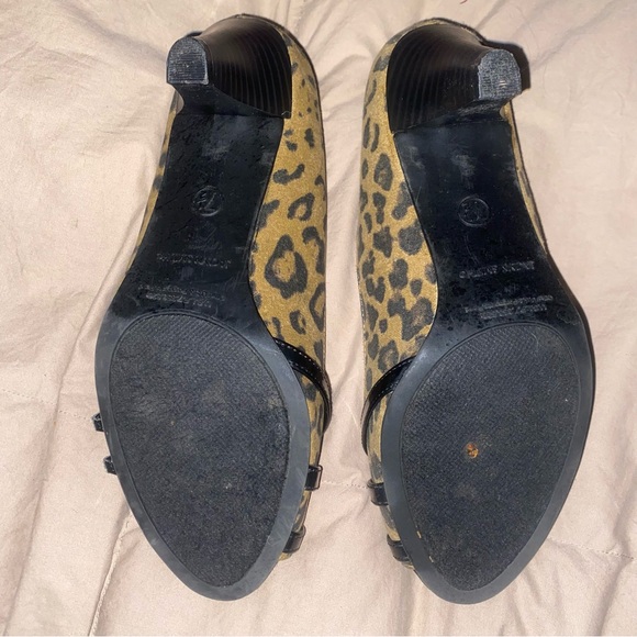 Jaclyn Smith Jacey Animal Print Peep Toe Shoe Size 7.5 - Picture 6 of 8